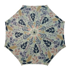 Flower Floral Pastel Golf Umbrellas