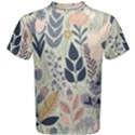 Flower Floral Pastel Men s Cotton Tee View1