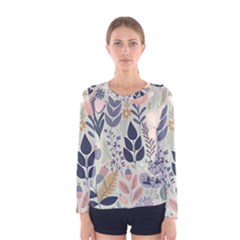 Flower Floral Pastel Women s Long Sleeve Tee