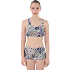 Flower Floral Pastel Work It Out Gym Set by Vaneshop