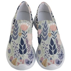 Flower Floral Pastel Women s Lightweight Slip Ons by Vaneshop