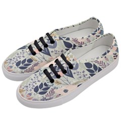 Flower Floral Pastel Women s Classic Low Top Sneakers by Vaneshop