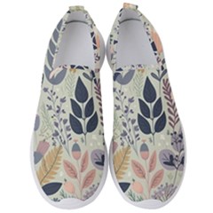 Flower Floral Pastel Men s Slip On Sneakers by Vaneshop