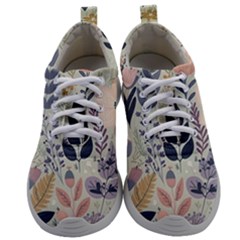 Flower Floral Pastel Mens Athletic Shoes by Vaneshop