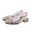 Flower Floral Pastel Women s Classic Slingback Heels View2