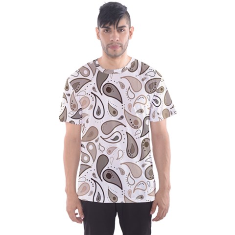 Paisley Pattern Background Graphic Men s Sport Mesh Tee by Vaneshop