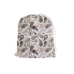 Paisley Pattern Background Graphic Drawstring Pouch (large) by Vaneshop