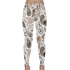 Paisley Pattern Background Graphic Classic Yoga Leggings by Vaneshop