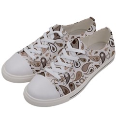 Paisley Pattern Background Graphic Men s Low Top Canvas Sneakers by Vaneshop