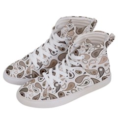 Paisley Pattern Background Graphic Men s Hi-top Skate Sneakers by Vaneshop