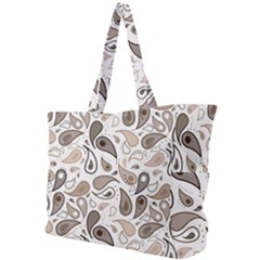 Paisley Pattern Background Graphic Simple Shoulder Bag by Vaneshop