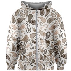 Paisley Pattern Background Graphic Kids  Zipper Hoodie Without Drawstring by Vaneshop