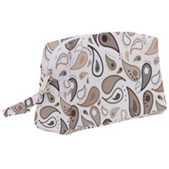 Paisley Pattern Background Graphic Wristlet Pouch Bag (large) by Vaneshop