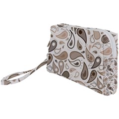 Paisley Pattern Background Graphic Wristlet Pouch Bag (small) by Vaneshop