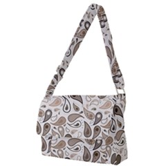 Paisley Pattern Background Graphic Full Print Messenger Bag (l) by Vaneshop