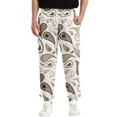 Paisley Pattern Background Graphic Men s Elastic Waist Pants by Vaneshop