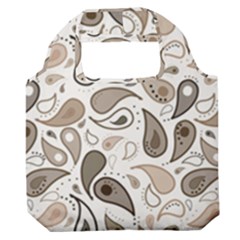 Paisley Pattern Background Graphic Premium Foldable Grocery Recycle Bag