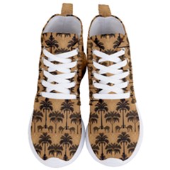 Camel Palm Tree Women s Lightweight High Top Sneakers by Vaneshop