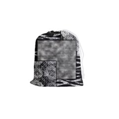 Background Pattern Geometric Design Drawstring Pouch (small) by Vaneshop