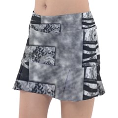 Background Pattern Geometric Design Classic Tennis Skirt by Vaneshop