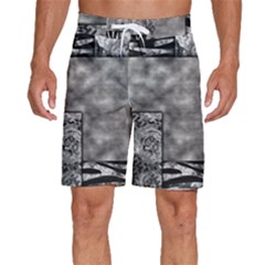 Background Pattern Geometric Design Men s Beach Shorts