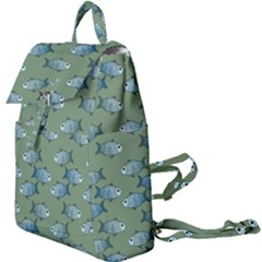 Fishes Pattern Background Theme Buckle Everyday Backpack by Vaneshop