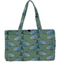 Fishes Pattern Background Theme Canvas Work Bag View1