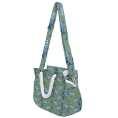 Fishes Pattern Background Theme Rope Handles Shoulder Strap Bag by Vaneshop