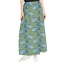 Fishes Pattern Background Theme Maxi Chiffon Skirt View1