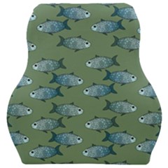 Fishes Pattern Background Theme Car Seat Velour Cushion 