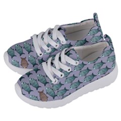 Fishes Pattern Background Theme Art Kids  Lightweight Sports Shoes by Vaneshop