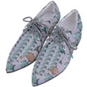 Fishes Pattern Background Theme Art Pointed Oxford Shoes View2