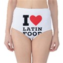 I love Latin food Classic High-Waist Bikini Bottoms View1