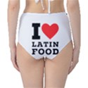 I love Latin food Classic High-Waist Bikini Bottoms View2