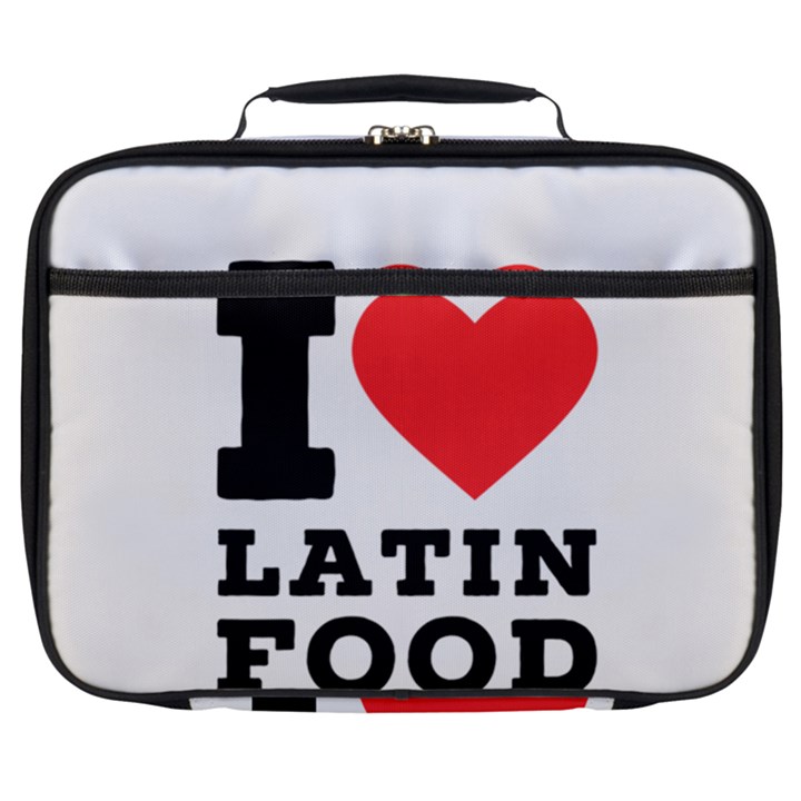 I love Latin food Full Print Lunch Bag