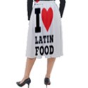 I love Latin food Classic Velour Midi Skirt  View2