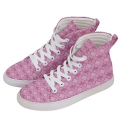 Pattern Print Floral Geometric Men s Hi-top Skate Sneakers by Vaneshop