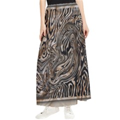 Zebra Abstract Background Maxi Chiffon Skirt