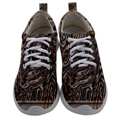 Zebra Abstract Background Mens Athletic Shoes