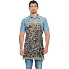 Zebra Abstract Background Kitchen Apron