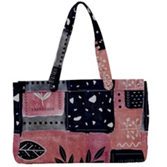 Floral Wall Art Canvas Work Bag