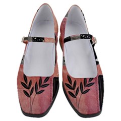 Floral Wall Art Women s Mary Jane Shoes by Vaneshop