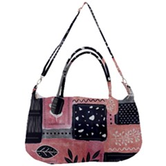 Floral Wall Art Removable Strap Handbag