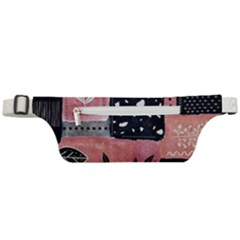 Floral Wall Art Active Waist Bag