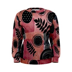 Abstract Pattern Floral Wall Art Women s Sweatshirt by Vaneshop