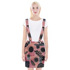 Abstract Pattern Floral Wall Art Braces Suspender Skirt by Vaneshop