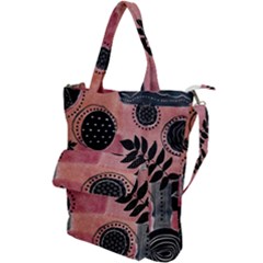 Abstract Pattern Floral Wall Art Shoulder Tote Bag by Vaneshop