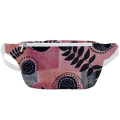 Abstract Pattern Floral Wall Art Waist Bag 