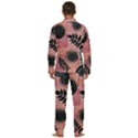 Abstract Pattern Floral Wall Art Men s Long Sleeve Velvet Pocket Pajamas Set View4