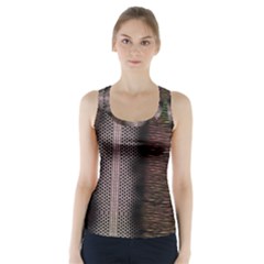 Leopard Animal Shawl Honeycomb Racer Back Sports Top by Vaneshop